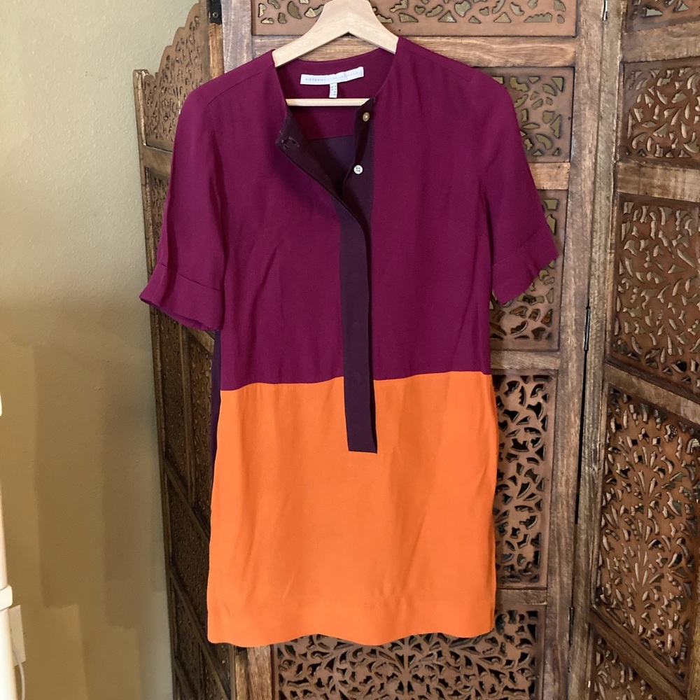Victoria Beckham Fall Colorblock Dress 4